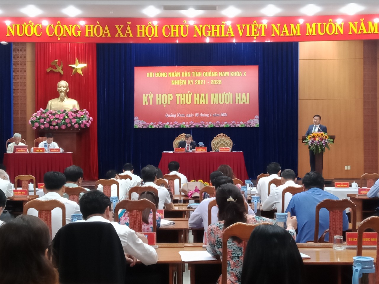 Kỳ họp thứ 22, HĐND tỉnh khóa X: thông qua 9 Nghị quyết.